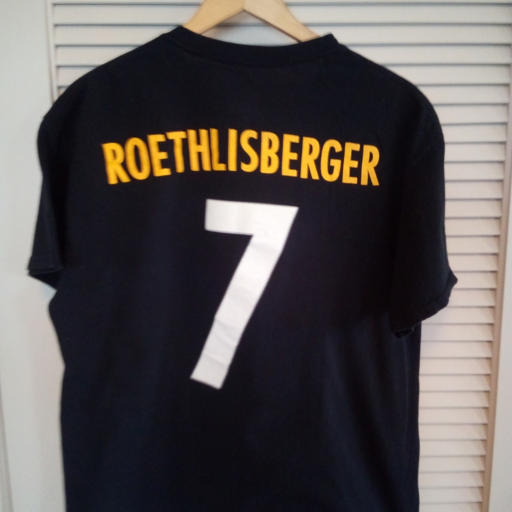 NFL Tee Steelers Roethlisberger # 7 Large